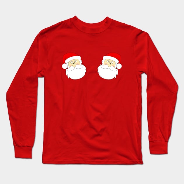 Santa Boobies Long Sleeve T-Shirt by Stoney09